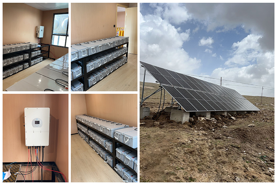 新疆景区 25kW 离网光伏储能系统项目现场