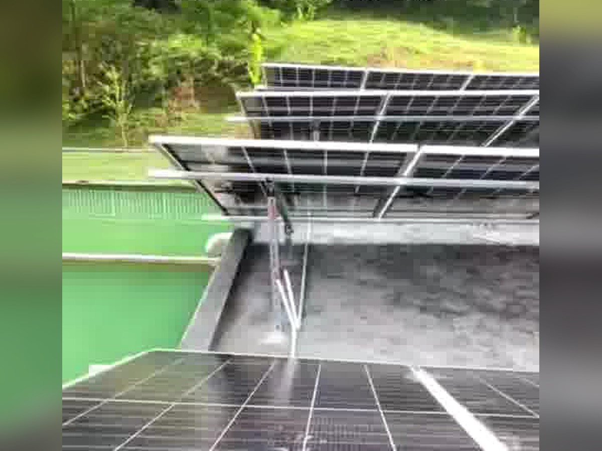 مصفوفة شمسية جبلية وبطاريات TORCHN وعاكس 12kW 3